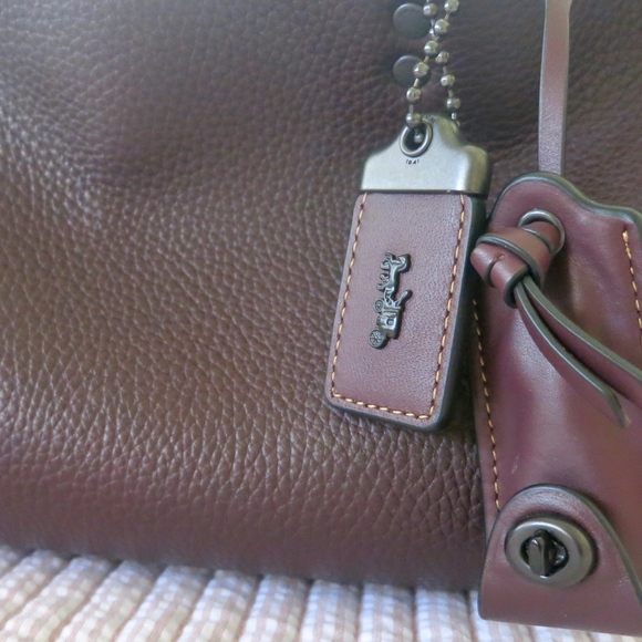 Coach Rogue 36 Satchel in Oxblood - Picture 4 of 8